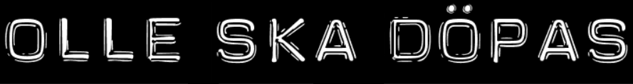 Olle ska döpas
